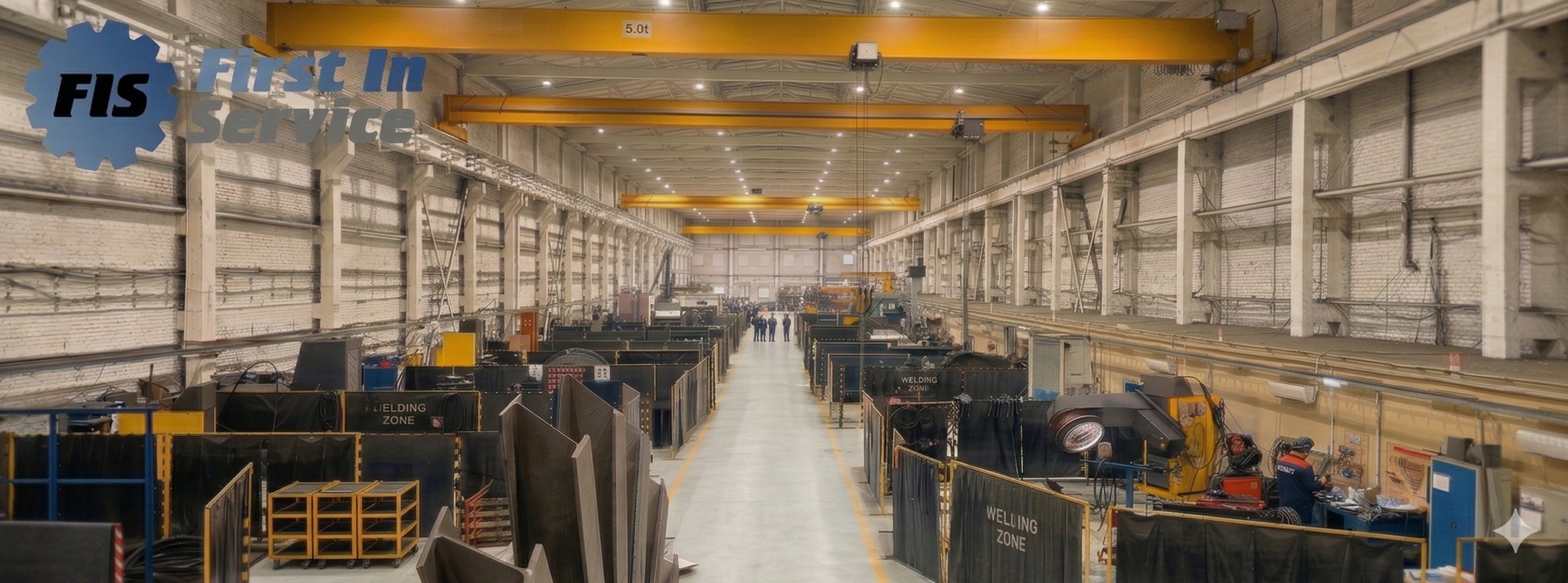 First In Service 18,000 m² heavy fabrication and CNC machining workshop in Tallinn